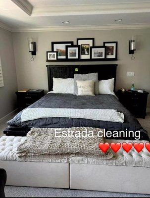 Deep cleaning - This was a deep cleaning with bathroom cleaning and room organization.