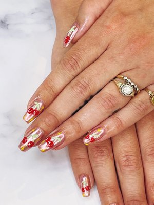 Custom Nail Art - Bring your ideas to life as we transform your nails. Anything from florals to fruits to animals and holiday themes. Whatever your nail art dreams are we can make them a reality - take a look at our previous sets to see what we’ve been creating! Custom Nail Art - Bring your ideas to life as we transform your nails. Anything from florals to fruits to animals and holiday themes. Whatever your nail art dreams are we can make them a reality - take a look at our previous sets to see what we’ve been creating!