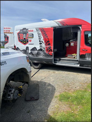 R&A Mobile Tire Service – On-Site Tire Repair - R&A Mobile Tire Service brings expert tire repair and replacement directly to your location. Our fully outfitted mobile unit is equipped to handle emergencies, flat repairs, tire rotations, and replacements for vehicles of all sizes—right where you need us. We pride ourselves on fast, reliable, and professional service, saving you time and getting you back on the road safely and efficiently. R&A Mobile Tire Service – On-Site Tire Repair - R&A Mobile Tire Service brings expert tire repair and replacement directly to your location. Our fully outfitted mobile unit is equipped to handle emergencies, flat repairs, tire rotations, and replacements for vehicles of all sizes—right where you need us. We pride ourselves on fast, reliable, and professional service, saving you time and getting you back on the road safely and efficiently.