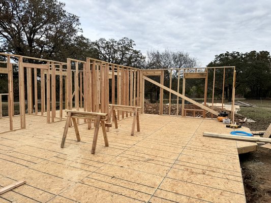 Framing - New construction framing or existing home add on