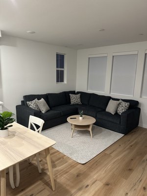 Vinyl and Carpet Project - We took out the cheap flooring used to finish a brand-new condo and completely changed the look of the unit. Vinyl and Carpet Project - We took out the cheap flooring used to finish a brand-new condo and completely changed the look of the unit.