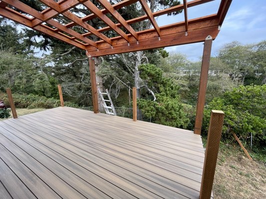 Here’s a new deck project in Newport. - Here’s a new deck build in Newport Here’s a new deck project in Newport. - Here’s a new deck build in Newport