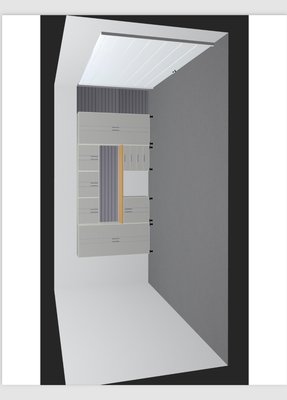 Grey cabinet installation before and after - This is the agreed upon rendering based on the customers requirements and the rendering coming to life with the completed installation Grey cabinet installation before and after - This is the agreed upon rendering based on the customers requirements and the rendering coming to life with the completed installation