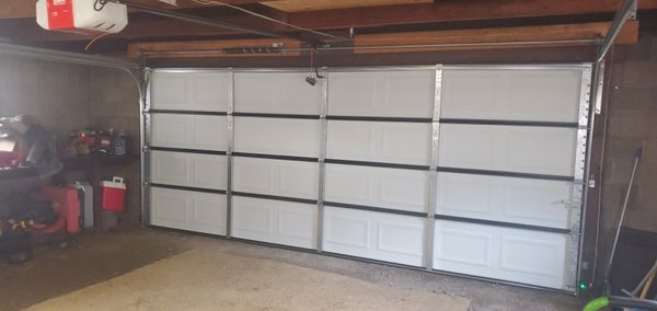 doors i installed - installed a Lincoln model 1000 short panel black with a craftsman chain drive garage door opener doors i installed - installed a Lincoln model 1000 short panel black with a craftsman chain drive garage door opener