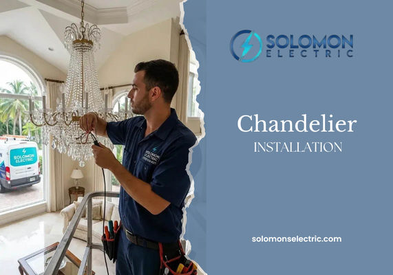 Luxury Chandelier Makeover - Solomon Electric installs chandeliers with precision, care, and attention to detail. From elegant entryways to dining rooms and high ceilings, our team handles wiring, mounting, and safe installation for a polished finish. Luxury Chandelier Makeover - Solomon Electric installs chandeliers with precision, care, and attention to detail. From elegant entryways to dining rooms and high ceilings, our team handles wiring, mounting, and safe installation for a polished finish.