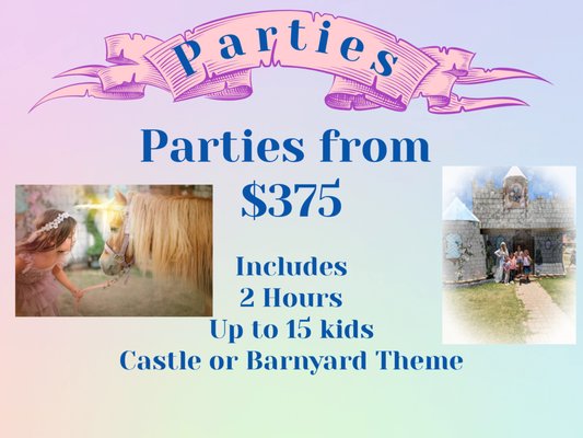 Book a Party NOW - Bring the party to us Book a Party NOW - Bring the party to us