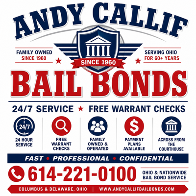 Call for Bail Bonds - We understand the stress and pressures you can experience after an arrest, especially if you’re not sure how you’ll get the money to cover your bail. That’s where our team steps in to help. We understand the bonding process, and we’re ready to provide the funds you need to maintain your freedom after an arrest.

Paying bail allows you to get back to your loved ones, home, and job quickly in the state of Ohio. When you work with us, we provide the funds you need to stay out of jail, regardless of your financial situation, and we believe in supporting you with the information and guidance you need throughout every stage of the bail bond process.