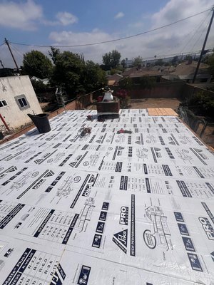 North Hollywood Flat roof foam installation - Part of the project included replacement on flat roof, home owner was quoted with and without insulation installation.
During demolition process , home owner decided to move forward with insulation as well. New Plywood was installed on top of it and then the roofing material. North Hollywood Flat roof foam installation - Part of the project included replacement on flat roof, home owner was quoted with and without insulation installation.
During demolition process , home owner decided to move forward with insulation as well. New Plywood was installed on top of it and then the roofing material.