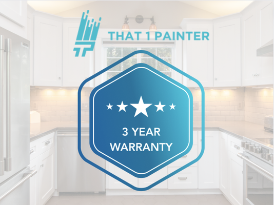 3 Year Warranty - Visit our website to schedule your free estimate!
To make sure unintentional errors never happen, we safeguard all our work. The three-year warranty that comes with our paint jobs add a layer of both protection and trust. If anything happens to the paint in the next three years, we'll take if care of it—guaranteed.
With our warranty, you'll have extra protection from any peeling, bubbling, cracking or splitting. If any of this does occur due to improper preparation or application on our end, we'll fix it up. Any accidents we make will be fixed, giving you the 100% satisfaction we promise.
What's better? Well, our warranty is also transferable between homeowners. So, when it comes to getting a sell-ready paint job, we know what you need. You can sell your home, confident that the paint is just what your buyer wants. 3 Year Warranty - Visit our website to schedule your free estimate!
To make sure unintentional errors never happen, we safeguard all our work. The three-year warranty that comes with our paint jobs add a layer of both protection and trust. If anything happens to the paint in the next three years, we'll take if care of it—guaranteed.
With our warranty, you'll have extra protection from any peeling, bubbling, cracking or splitting. If any of this does occur due to improper preparation or application on our end, we'll fix it up. Any accidents we make will be fixed, giving you the 100% satisfaction we promise.
What's better? Well, our warranty is also transferable between homeowners. So, when it comes to getting a sell-ready paint job, we know what you need. You can sell your home, confident that the paint is just what your buyer wants.