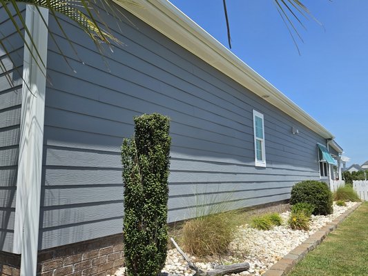 Exterior Painting Job For The Gibson's - This is a Repaint we did for the Gibson's.The Prep first Cut out all Old Caulking and Recaulked Whole Exterior Siding. Cut in and Rolled! Turning the Rolling Process Back Brush when Tac gives you what you see. This is a Deep Base paint and Came out Amazing! Needing a Paint Job we are here to Provide! Exterior Painting Job For The Gibson's - This is a Repaint we did for the Gibson's.The Prep first Cut out all Old Caulking and Recaulked Whole Exterior Siding. Cut in and Rolled! Turning the Rolling Process Back Brush when Tac gives you what you see. This is a Deep Base paint and Came out Amazing! Needing a Paint Job we are here to Provide!