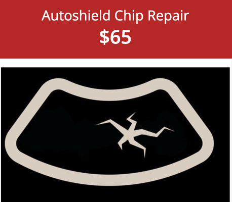 Windshield Repair And Replacement - Autoshield's "rock chip" repair service is available at our shop or on location by appointment. The general idea here is that you can save money by having your windshield repaired rather than replacing it! Most Insurances waive the deductible for windshield rock chip repairs saving them replacement cost with no out of pocket expense for you.

Add High quality Ceramic film with a lifetime warranty.

The key to "repair" versus "replacement" is whether or not you catch the rock chip in time! Typically, when a rock chip first occurs it is a small impact spot with short hairline cracks. However, with big temperature changes or driving conditions those cracks can expand and lengthen to the point where the chip becomes un-repairable.

WHAT IS CONSIDERED REPAIRABLE?
If the chip cracks are approximately 1 1/2" in length or less.

HOW DO WE FIX IT?
Simply put, we have a unique healing compound that is filled into the cracks through our small proprietary device. It works with a small built-in compressor and a pretty awesome little machine. In many cases your car insurance may cover your repair or replacement. We can help you determine that as well.

If caught early it will stop cracks
Avoid the cost of a full window replacement
We have over 25 years chip repair experience
It takes only about 20 minutes to have done
This is a very affordable service at around $65
Many insurance policies cover this service