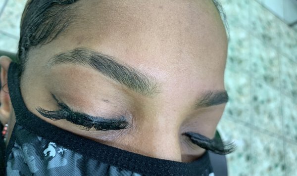 Todays work - She came in here to clean up and shape her eyebrows. We helped her as she wanted. Eyebrows just for $6.99 Todays work - She came in here to clean up and shape her eyebrows. We helped her as she wanted. Eyebrows just for $6.99