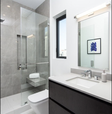 Complete Interior and Exterior Remodel - Los Angeles (West Hollywood) - This was a major remodel; both interior and exterior done in West Hollywood area. The house was originally a spanish style home that was converted to a custom modern home to match all the other construction in the area...with a unique twist of course.
The job includes:
- Complete interior remodel with about 1000 sqft added.
- Garage converted to loft - style ADU to tower above newly remodeled pool area.
- Complete exterior remodel including stucco work, landscaping, paint, pool remodel, deck area, draining,
hardscaping and more! Complete Interior and Exterior Remodel - Los Angeles (West Hollywood) - This was a major remodel; both interior and exterior done in West Hollywood area. The house was originally a spanish style home that was converted to a custom modern home to match all the other construction in the area...with a unique twist of course.
The job includes:
- Complete interior remodel with about 1000 sqft added.
- Garage converted to loft - style ADU to tower above newly remodeled pool area.
- Complete exterior remodel including stucco work, landscaping, paint, pool remodel, deck area, draining,
hardscaping and more!