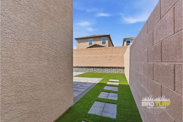 Henderson artificial turf install - New construction Home 🏡🏡 transformed the backyard into a comfortable living space for friends and family to enjoy