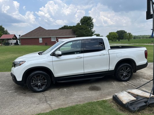 Honda Ridgeline - Contact me anytime for your detailing needs in North Alabama! Our cheapest package starts at just $50. Can’t beat that.