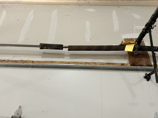 Spring Replacement - This customers door needed a bit of love. In MN rust is a big issue thanks to all the salt used in the winter. On this project we replaced the broken springs, and replaced some vital hardware (cables, bottom brackets) that do all the heavy lifting on your door. This customers door is not safe and ready for action for years to come! Spring Replacement - This customers door needed a bit of love. In MN rust is a big issue thanks to all the salt used in the winter. On this project we replaced the broken springs, and replaced some vital hardware (cables, bottom brackets) that do all the heavy lifting on your door. This customers door is not safe and ready for action for years to come!
