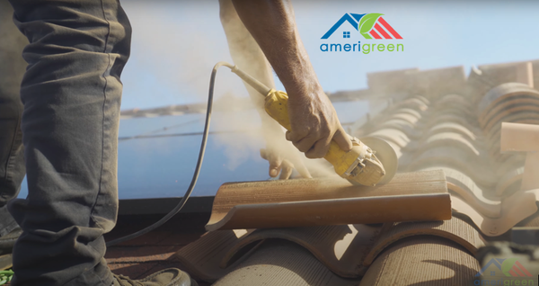 Integrated Tile Solar Installation - Our integrated tile solar roof installation makes solar look beautiful on your tile roof! Inquire for more information.