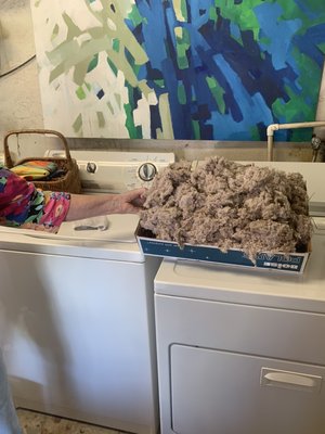 Vents cleaning - This dryer was done correctly Vents cleaning - This dryer was done correctly