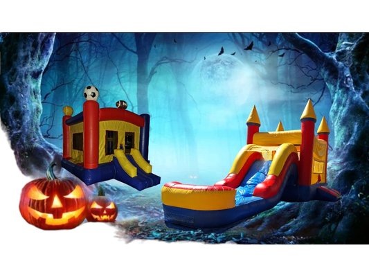 Halloween theme - choose for many additional add features for Halloween. we have fog machines with lights, black light strips, Halloween banners. Halloween theme - choose for many additional add features for Halloween. we have fog machines with lights, black light strips, Halloween banners.