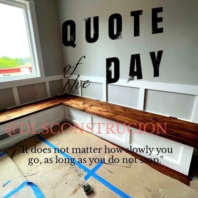 Kitchen renovation, Personalized bank. Floor installed - This work was started by another contractor. Kitchen renovation, Personalized bank. Floor installed - This work was started by another contractor.