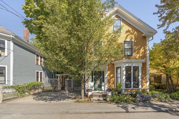 5 Pleasant Place - This timeless victorian home is situated on a private cul-de-sac in Cambridgeport. It was home to artists who appreciated the many spaces for creating & connecting with family & friends. The main house has three bedrooms, two baths, & three levels. The first floor has 9' ceilings, floor-to-ceiling windows, oak flooring, & an open floor plan. The living room has a wood stove, perfect for autumn nights; The formal dining room & eat-in kitchen lead to a large private patio & garden area. The second floor offers a full bath, an office & two bedrooms facing southeast. The third-floor primary suite has gorgeous wide plank pine floors & 7' high ceilings. A one-bed, one-bath apartment has a private patio and entry, a perfect IN-LAW / AU-PAIR SUITE or income generator. There are two off-street parking spaces. The roof is less than a year old; the home has a french drain & Central A/C. Six-min. Walk to Central T-Station - Nine min. Walk to the Charles River -a Ten-min. Drive to downtown Boston. Sold for 16% above listing price. 5 Pleasant Place - This timeless victorian home is situated on a private cul-de-sac in Cambridgeport. It was home to artists who appreciated the many spaces for creating & connecting with family & friends. The main house has three bedrooms, two baths, & three levels. The first floor has 9' ceilings, floor-to-ceiling windows, oak flooring, & an open floor plan. The living room has a wood stove, perfect for autumn nights; The formal dining room & eat-in kitchen lead to a large private patio & garden area. The second floor offers a full bath, an office & two bedrooms facing southeast. The third-floor primary suite has gorgeous wide plank pine floors & 7' high ceilings. A one-bed, one-bath apartment has a private patio and entry, a perfect IN-LAW / AU-PAIR SUITE or income generator. There are two off-street parking spaces. The roof is less than a year old; the home has a french drain & Central A/C. Six-min. Walk to Central T-Station - Nine min. Walk to the Charles River -a Ten-min. Drive to downtown Boston. Sold for 16% above listing price.