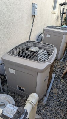Air conditioning and Heating systems replacement. - We recently completed the replacement of two commercial rooftop HVAC systems with high-efficiency, two-stage Carrier units. These advanced systems are designed to provide enhanced comfort, improved energy efficiency, and reliable performance for commercial applications.
Project Overview:
Assessment: Our team conducted a thorough evaluation of the existing HVAC systems to determine the most suitable replacements. Considering the building's size, occupancy, and specific heating and cooling requirements, we selected Carrier's two-stage high-efficiency units for their optimal performance and energy-saving capabilities.
Preparation: Prior to installation, we performed a comprehensive site survey to assess the current infrastructure, including ductwork, electrical systems, and structural supports. This ensured that the new units would integrate seamlessly with minimal modifications.
Installation: The outdated units were carefully removed, and the new Carrier two-stage systems were hoisted onto the rooftop using specialized equipment. Our technicians ensured precise alignment and secure mounting to the existing curbs. Electrical and ductwork connections were meticulously completed to guarantee optimal performance.
Commissioning: After installation, the units underwent a series of tests to verify proper operation. This included checking refrigerant levels, airflow, and system controls. We also calibrated the thermostats and integrated the units into the building's management system for streamlined control.
By selecting and installing Carrier's two-stage high-efficiency systems, we have significantly improved the building's HVAC performance, providing enhanced comfort and energy efficiency for its occupants. Air conditioning and Heating systems replacement. - We recently completed the replacement of two commercial rooftop HVAC systems with high-efficiency, two-stage Carrier units. These advanced systems are designed to provide enhanced comfort, improved energy efficiency, and reliable performance for commercial applications.
Project Overview:
Assessment: Our team conducted a thorough evaluation of the existing HVAC systems to determine the most suitable replacements. Considering the building's size, occupancy, and specific heating and cooling requirements, we selected Carrier's two-stage high-efficiency units for their optimal performance and energy-saving capabilities.
Preparation: Prior to installation, we performed a comprehensive site survey to assess the current infrastructure, including ductwork, electrical systems, and structural supports. This ensured that the new units would integrate seamlessly with minimal modifications.
Installation: The outdated units were carefully removed, and the new Carrier two-stage systems were hoisted onto the rooftop using specialized equipment. Our technicians ensured precise alignment and secure mounting to the existing curbs. Electrical and ductwork connections were meticulously completed to guarantee optimal performance.
Commissioning: After installation, the units underwent a series of tests to verify proper operation. This included checking refrigerant levels, airflow, and system controls. We also calibrated the thermostats and integrated the units into the building's management system for streamlined control.
By selecting and installing Carrier's two-stage high-efficiency systems, we have significantly improved the building's HVAC performance, providing enhanced comfort and energy efficiency for its occupants.