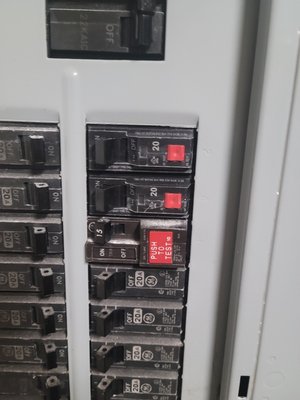 lighting upgrades and breaker replacement - this was various projects to update the stairway and kitchen lighting along with replacing two bad gfci breakers. these are my most recent p