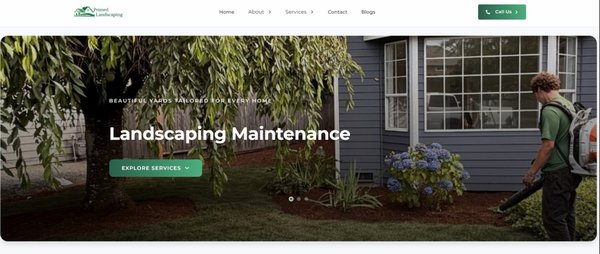 Primed Landscaping - One of our recent projects was designing a new website for Primed Landscaping (primedlandscaping.com). We created a clean, modern design that highlights their services, strengthens their brand, and makes it easy for customers to connect. The new site gives them a professional online presence and a strong foundation for growth. Primed Landscaping - One of our recent projects was designing a new website for Primed Landscaping (primedlandscaping.com). We created a clean, modern design that highlights their services, strengthens their brand, and makes it easy for customers to connect. The new site gives them a professional online presence and a strong foundation for growth.