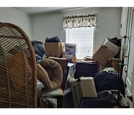 Client #1 - Client had to downsize from a larger home and has not been physically able enough to do the cleaning and organizing work. Very happy to assist and make this home easier and safer for the client and add ambiance! A 2-hour a week work in progress (when client is available).