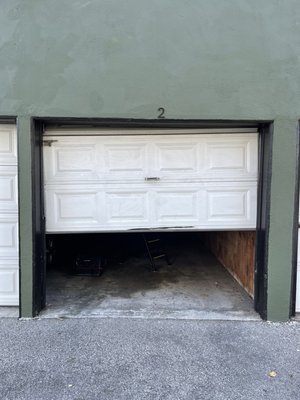 Garage door off track before/after - Garage door off track can happen due to multiple reason, objects left on the way of garage door, improper springs tension, loose tracks or lack of maintenance. Garage door off track before/after - Garage door off track can happen due to multiple reason, objects left on the way of garage door, improper springs tension, loose tracks or lack of maintenance.