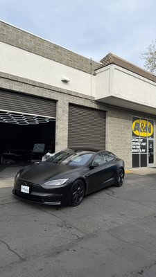 Full Body Satin PPF - Full body paint protection film on this Tesla, giving it a clean satin look while protecting every inch from rock chips, scratches, and daily wear. This is the highest level of protection you can get while completely transforming the finish. Full Body Satin PPF - Full body paint protection film on this Tesla, giving it a clean satin look while protecting every inch from rock chips, scratches, and daily wear. This is the highest level of protection you can get while completely transforming the finish.