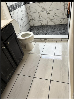 Bathroom & Flooring Remodel - Got this bathroom remodelled in no time. We gave it a new look to meet the customers best interest. We then worked on their flooring and got it complete with a few days. Our priority is to deliver the results you are looking for your home. We will get the job on time leaving you very satisfied with our work. Put your trust in our work and call us for your next remodelling need. Bathroom & Flooring Remodel - Got this bathroom remodelled in no time. We gave it a new look to meet the customers best interest. We then worked on their flooring and got it complete with a few days. Our priority is to deliver the results you are looking for your home. We will get the job on time leaving you very satisfied with our work. Put your trust in our work and call us for your next remodelling need.