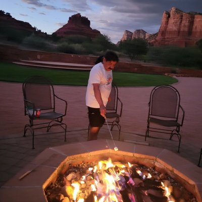 Fire pit - Red Agave Resort features a cozy fire pit that is lit every evening, where guests can enjoy complimentary s'mores. It's a great opportunity to relax, unwind, and meet people from all over the world in a warm and welcoming atmosphere. Fire pit - Red Agave Resort features a cozy fire pit that is lit every evening, where guests can enjoy complimentary s'mores. It's a great opportunity to relax, unwind, and meet people from all over the world in a warm and welcoming atmosphere.