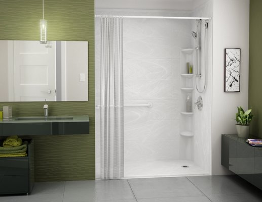 Shower Remodel - This remodel was done on an older shower