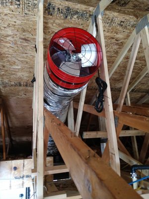 Whole House Fan System - This is a WHOLE House Fan system that nothing beats for venitlating your whole house any time of year whether you want some cooling, or just fresh air or both. Highly effective at even reducing your AC bill sometimes by 50%! Whole House Fan System - This is a WHOLE House Fan system that nothing beats for venitlating your whole house any time of year whether you want some cooling, or just fresh air or both. Highly effective at even reducing your AC bill sometimes by 50%!