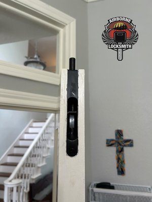 custom door slide bolt installations - Every property has its own security challenges, and not every installation is straightforward. At Airborne Locksmith, we specialize in custom door slide bolt installations and professional door hardware installation for residential and commercial properties throughout Houston, Texas.

From reinforcing older doors to installing hardware on unique entryways, we take on projects that many locksmiths simply pass on. Our experience allows us to find practical, secure solutions when standard installations are not enough.

If your doors need upgraded security, custom hardware, or a dependable locksmith who can handle difficult installations, Airborne Locksmith is ready to help.

#HoustonLocksmith #DoorHardwareInstallation #SlideBoltInstallation #CommercialLocksmith #ResidentialLocksmith