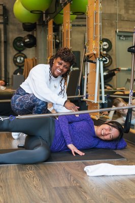 Personal Training & Semi Private Training - At PowerPlaySF, our San Francisco studio offers a welcoming, women-centered space where you can feel strong, supported, and seen—no matter your life stage. From young professionals to prenatal, postnatal, and perimenopausal clients, we meet you where you are with personalized coaching and expert-led workouts.
Our private and semi private sessions include strength training, Pilates, yoga, and boxing—all pre/postnatal-friendly and thoughtfully designed to support real-life bodies and goals. With on-site childcare, busy moms can focus on their health while their little ones play nearby.
Whether you're rebuilding strength, boosting energy, or simply staying active, our studio is a place to move, grow, and thrive—together. Personal Training & Semi Private Training - At PowerPlaySF, our San Francisco studio offers a welcoming, women-centered space where you can feel strong, supported, and seen—no matter your life stage. From young professionals to prenatal, postnatal, and perimenopausal clients, we meet you where you are with personalized coaching and expert-led workouts.
Our private and semi private sessions include strength training, Pilates, yoga, and boxing—all pre/postnatal-friendly and thoughtfully designed to support real-life bodies and goals. With on-site childcare, busy moms can focus on their health while their little ones play nearby.
Whether you're rebuilding strength, boosting energy, or simply staying active, our studio is a place to move, grow, and thrive—together.