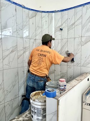 Shower tile installation - One of our recent shower projects