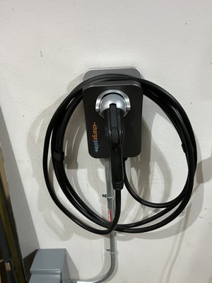 Electric Vehicle Chargers - We do a large number of vehicle chargers.
Customers should be very careful who they select to install their vehicle charger as this is an installation that can be very dangerous if not done properly.

Our technicians have a wealth of knowledge when it comes to these chargers and will make sure all safety requirements have been met.

We are a Qmerit certified installer.