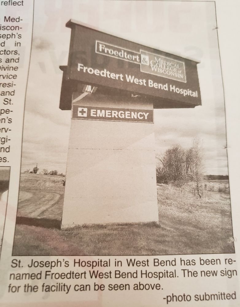 Froedtert West Bend Hospital 14 Photos Hospitals 3200 Pleasant Valley Rd West Bend Wi Phone Number