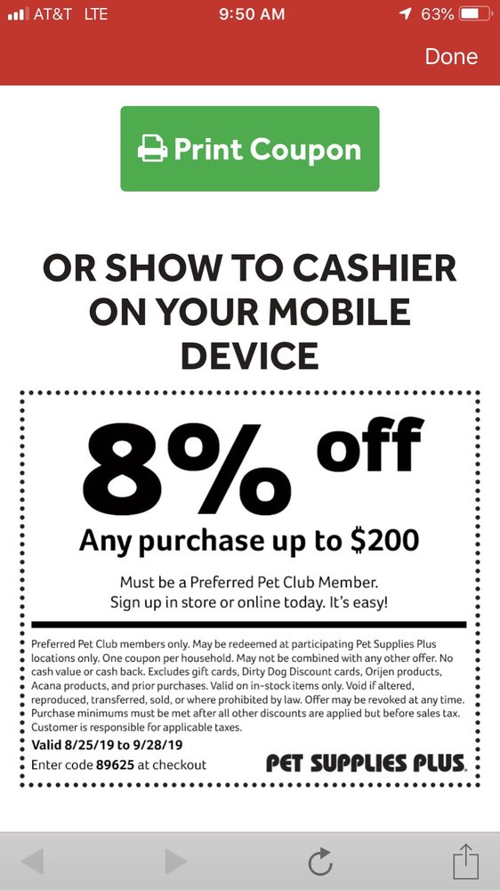 pet supplies plus loyalty program