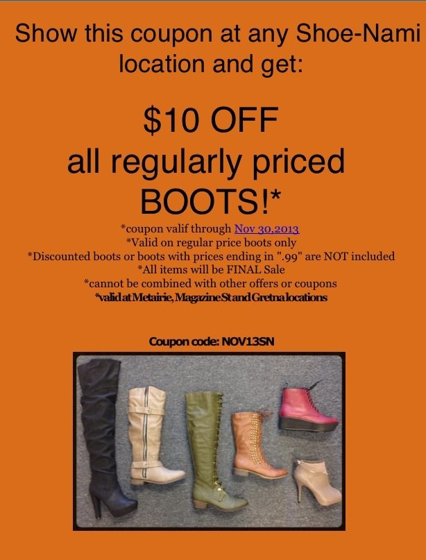 Shoe nami discount code Clearance