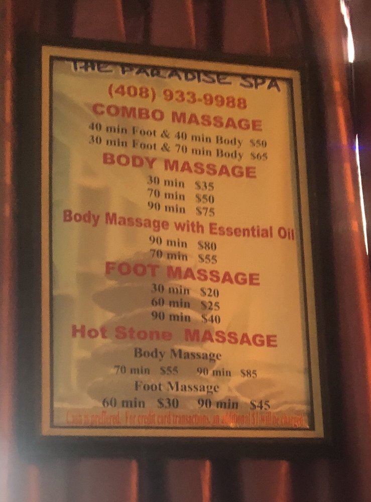 paradise massage spa on The Paradise Spa 64 Photos 231 Reviews Massage Therapy 200 Serra Way Milpitas Ca Phone Number Yelp
