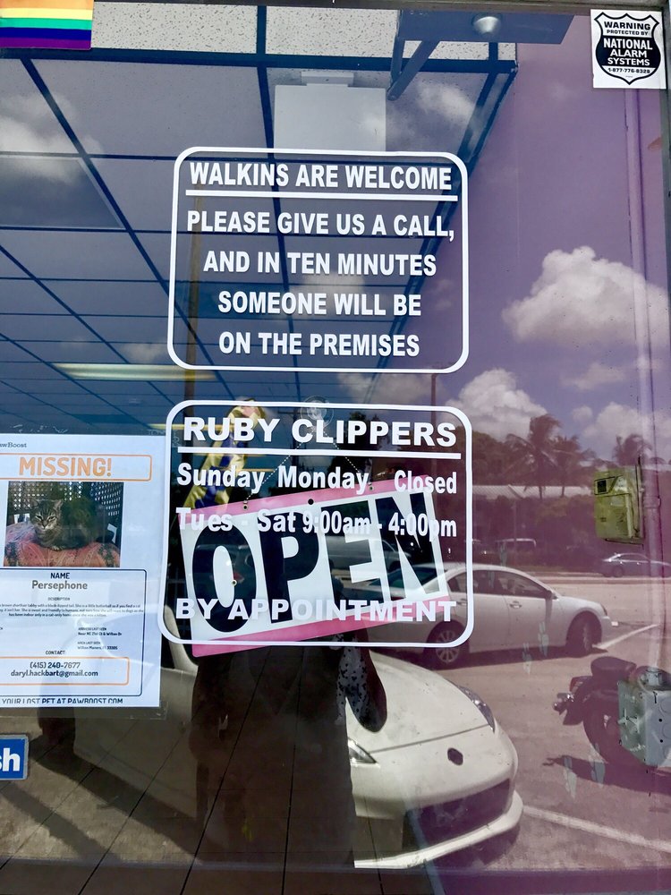 ruby clippers pet grooming