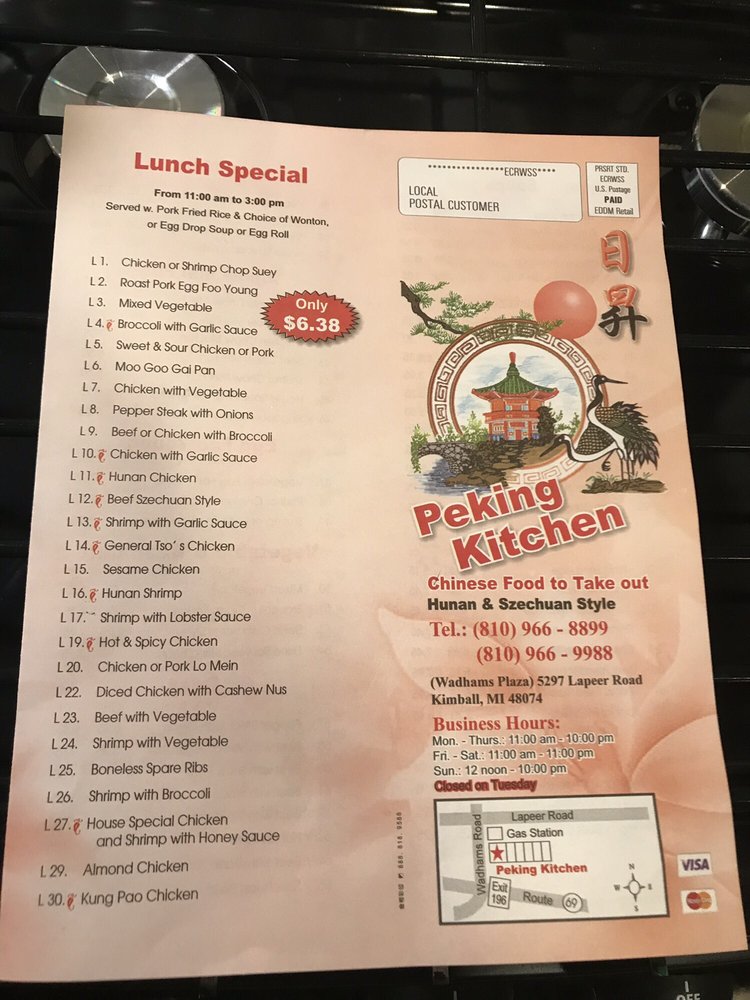 Peking Kitchen 19 Photos 15 Reviews Chinese 5297 Lapeer Rd Kimball Mi Restaurant Reviews Phone Number Menu